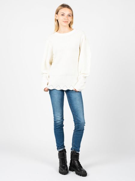 Silvian Heach Sweter | PGA22111 | Kobieta | Kremowy. Białe swetry Silvian Heach, m, bez wzorów, z dzianiny, bez ramiączek. W wyprzedaży za 199.00 zł.