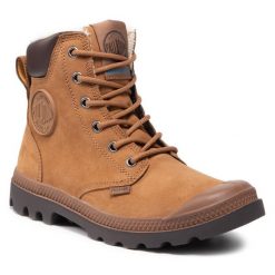 Trapery Palladium. Brązowe trapery i śniegowce Palladium. Za 839.99 zł.