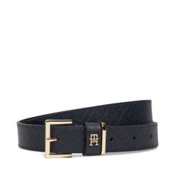 Pasek Damski Tommy Hilfiger. Niebieskie paski TOMMY HILFIGER, bez wzorów. Za 259.99 zł.