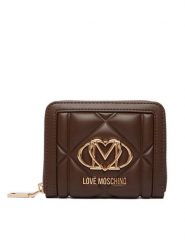 LOVE MOSCHINO Portfel JC5641PP1PLC0300 Brązowy. Brązowe portfele Love Moschino, bez wzorów, ze skóry. Za 459.99 zł.
