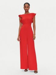 Rinascimento Kombinezon CFC0122552003 Czerwony Regular Fit. Czerwone sukienki Rinascimento, xs, bez wzorów, z syntetyku, bez kołnierzyka, bez ramiączek. Za 339.99 zł.