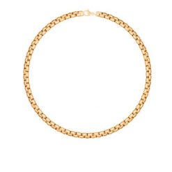 Naszyjnik łańcuch Cube pozłacany. Żółte naszyjniki Lilou, pozłacane. Za 189.00 zł.