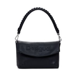 Torebka Desigual. Czarne torebki klasyczne Desigual, bez wzorów, bez dodatków. Za 329.99 zł.