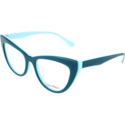 Oprawki "CK5934" w kolorze niebieskim. Niebieskie okulary przeciwsłoneczne Calvin Klein, bez wzorów, z tworzywa sztucznego. W wyprzedaży za 149.95 zł.