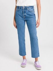 Cross Jeans Dżinsy "Karlie 006" - Regular fit - w kolorze niebieskim rozmiar: W29. Niebieskie jeansy Cross Jeans, z aplikacjami, z podwyższonym stanem. Za 105.38 zł.