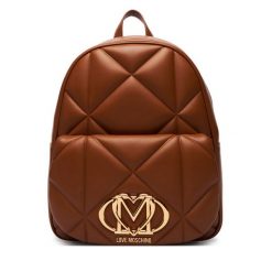 Plecak LOVE MOSCHINO. Brązowe plecaki Love Moschino, bez wzorów. Za 1,049.00 zł.