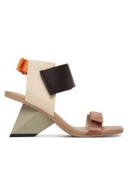 United Nude Sandały Rockit Run 1061797216 Beżowy. Brązowe sandały United Nude, bez wzorów, ze skóry, bez obcasa, na koturnie, bez zapięcia. Za 1,399.00 zł.