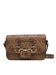 Guess Torebka Janie HWOS99 24210 Brązowy. Brązowe listonoszki Guess, z aplikacjami, ze skóry, bez dodatków. Za 659.99 zł.