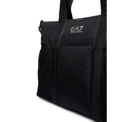 Torebka EA7 Emporio Armani. Czarne shopper EA7 Emporio Armani, bez wzorów, bez dodatków. Za 759.99 zł.