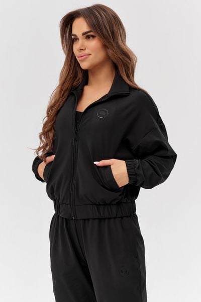 Damska bluza dresowa Rough Radical Chillfit. Czarne bluzy ROUGH RADICAL, l, bez wzorów, z dresówki, bez kaptura. Za 144.42 zł.
