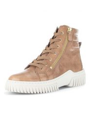 Gabor Skórzane sneakersy w kolorze jasnobrązowym rozmiar: 38. Brązowe trampki Gabor, bez wzorów, za kostkę, bez zapięcia. Za 294.97 zł.