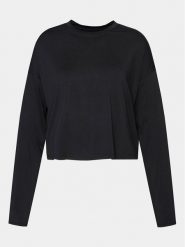 Athlecia Bluzka Offner W L/S Tee EA233340 Czarny Regular Fit. Czarne bluzki Athlecia, l, bez wzorów, z syntetyku, bez kołnierzyka, bez ramiączek. Za 129.99 zł.