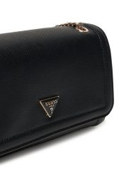 Guess Torebka Noelle II HWZG96 72210 Czarny. Czarne torebki klasyczne Guess, z aplikacjami, ze skóry, bez dodatków. Za 589.99 zł.