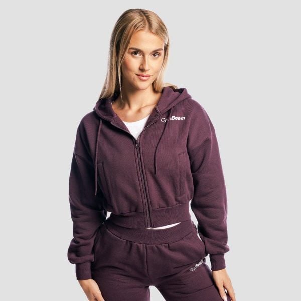 Bluza damska fitness z kapturem Base. Czarne bluzy GYMBEAM, s, bez wzorów, z bawełny, z kapturem. Za 135.90 zł.