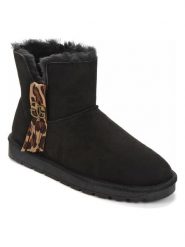 ISLAND BOOT Botki zimowe "Koria" w kolorze czarnym rozmiar: 40. Czarne botki Island Boot, na zimę, bez wzorów, bez obcasa, bez zapięcia. Za 154.43 zł.