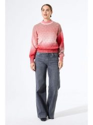 Garcia Sweter w kolorze koralowo-jasnoróżowym rozmiar: XS. Czerwone swetry Garcia, xs, bez wzorów, ze splotem, bez ramiączek. Za 100.52 zł.