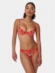 Bluebella Biustonosz z fiszbiną Marian 42226 Czerwony. Czerwone biustonosze BlueBella, bez wzorów, z syntetyku. Za 139.99 zł.