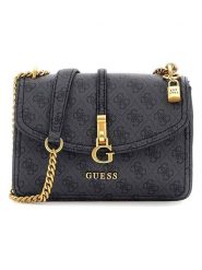 Guess Torebka w kolorze antracytowym - 24 x 17 x 8 cm rozmiar: onesize. Czarne torby na ramię Guess, z aplikacjami, z materiału, na ramię, bez dodatków. Za 374.23 zł.