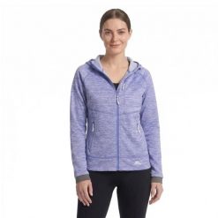 Damska Bluza Polarowa AT200. Niebieskie bluzy Trespass, na zimę, m, bez wzorów, z materiału, z kapturem. Za 105.99 zł.
