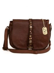 Anna Morellini Skórzana torebka "Luigia" w kolorze brązowym - 23 x 19 x 9 cm rozmiar: onesize. Brązowe torby na ramię Anna Morellini, bez wzorów, z materiału, na ramię, bez dodatków. Za 397.83 zł.