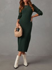 LA Angels Sukienka w kolorze ciemnozielonym rozmiar: M. Zielone sukienki LA Angels, m, bez wzorów, bez kołnierzyka, bez ramiączek, maxi. Za 173.99 zł.