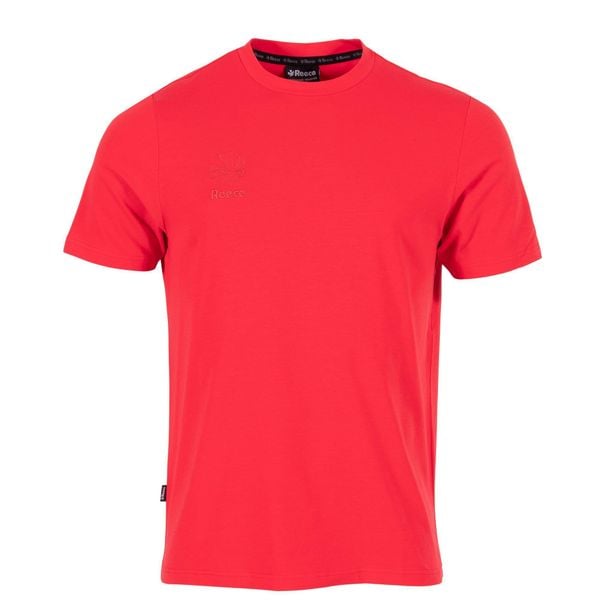 Koszulka Reece Australia Studio. Czerwone bluzki REECE, bez wzorów, z bawełny, sportowe, bez kołnierzyka, bez ramiączek. Za 198.50 zł.