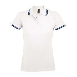 Damska Koszulka Polo Pasadena. Białe koszulki polo SOL'S, bez wzorów, bez ramiączek. Za 106.99 zł.