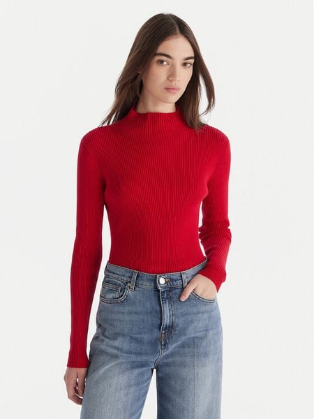 JOOP! Sweter Kalisto 30048405 Czerwony Slim Fit. Czerwone swetry Joop!, xs, bez wzorów, z syntetyku, bez ramiączek. Za 579.99 zł.