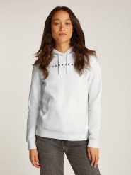 TOMMY JEANS Bluza w kolorze białym rozmiar: XL. Białe bluzy Tommy Jeans, xl, bez wzorów, z jeansu, z kapturem. Za 176.08 zł.