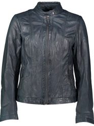 7eleven Skórzana kurtka "Susa" w kolorze granatowym rozmiar: 46. Niebieskie kurtki 7eleven, bez wzorów, z materiału, bez kaptura. Za 434.99 zł.