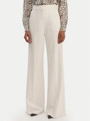 Marella Spodnie palazzo Sequoia 2613131211 Biały Wide Leg. Białe spodnie materiałowe Marella, bez wzorów, z materiału. Za 769.99 zł.