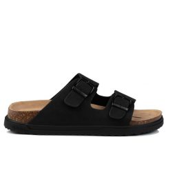 Klapki damskie sportowe O'NEILL SANDY SLIDER WOMEN LOW. Czarne klapki O'Neill, bez wzorów, z materiału, bez obcasa. Za 149.00 zł.