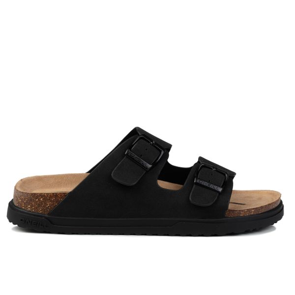 Klapki damskie sportowe O'NEILL SANDY SLIDER WOMEN LOW. Czarne klapki O'Neill, bez wzorów, z materiału, bez obcasa. Za 149.00 zł.