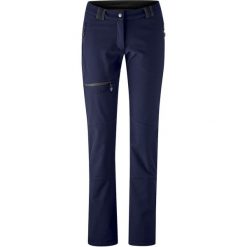 Damskie spodnie softshellowe Maier Sports Adakit. Niebieskie spodnie narciarskie Maier Sports, l, bez wzorów, z materiału, trekkingowe. Za 724.00 zł.