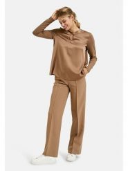 Milano Italy Bluzka w kolorze jasnobrązowym rozmiar: M. Brązowe bluzki Milano Italy, m, bez wzorów, z wiskozy, bez kołnierzyka, bez ramiączek. Za 126.99 zł.