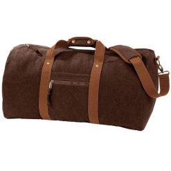 Torba Na Ramię Vintage Canvas 45 Litrów. Zielone torby na ramię QUADRA, bez wzorów, z materiału, vintage, na ramię, bez dodatków. Za 155.99 zł.