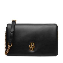 Torebka Badura. Czarne listonoszki Badura, bez wzorów, bez dodatków. Za 229.99 zł.