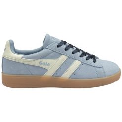 Damskie zamszowe buty sportowe Gola Aztec. Białe obuwie sportowe Gola, z zamszu, bez zapięcia. Za 428.50 zł.