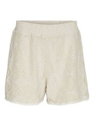 Vero Moda Szorty "Maya" w kolorze kremowym rozmiar: XS. Brązowe szorty Vero Moda, bez wzorów, z koronki. Za 32.98 zł.