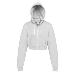 Bluza Z Kapturem Damska Wrzosowa. Szare bluzy AWDIS, xs, bez wzorów, z kapturem. Za 117.99 zł.