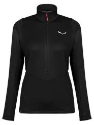Salewa Bluza polarowa "Puez" w kolorze czarnym rozmiar: 38. Czarne bluzy Salewa, bez wzorów, z materiału, bez kaptura. Za 193.24 zł.