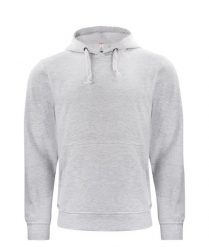 Clique Basic Hoody uniseks bluza z kapturem, materiał stabilizowany – ash. Szare bluzy CLIQUE, xs, bez wzorów, z bawełny, z kapturem. Za 172.75 zł.