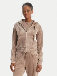 Juicy Couture Bluza Madison JCWAS126326 Beżowy Slim Fit. Brązowe bluzy Juicy Couture, xxs, bez wzorów, z syntetyku, bez kaptura. Za 439.99 zł.