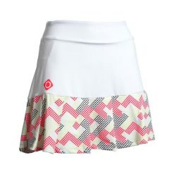 Spódnica Cantal, elegancja i wygoda dla graczy w padla – doskonała wydajność i s. Białe spódnice Izas, s, bez wzorów, sportowe, sportowe. Za 204.30 zł.