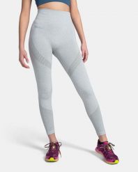 Damskie legginsy bezszwowe Kilpi SEAMIO-W. Szare legginsy Kilpi, s, bez wzorów, z dzianiny, z obniżonym stanem, długie. Za 91.56 zł.