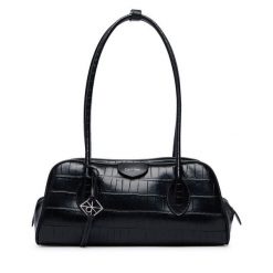 Torebka Calvin Klein. Czarne torebki klasyczne Calvin Klein, bez wzorów, bez dodatków. Za 649.99 zł.