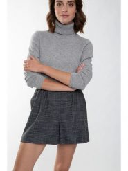 Perfect Cashmere Kaszmirowy golf w kolorze szarym rozmiar: L. Szare golfy Perfect Cashmere, l, bez wzorów, z kaszmiru, bez ramiączek. Za 502.76 zł.