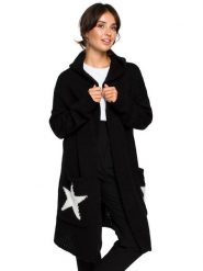 Be Wear Kardigan w kolorze czarnym rozmiar: onesize. Czarne kardigany Be Wear, bez wzorów. Za 251.95 zł.
