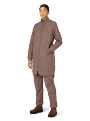 Ilse Jacobsen Płaszcz pikowany w kolorze brązowym rozmiar: 40. Brązowe płaszcze Ilse Jacobsen, bez wzorów, bez kaptura. Za 217.99 zł.