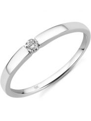 Diamant Exquis Złoty pierścionek z diamentem rozmiar: 54. Szare pierścionki Diamant Exquis, z diamentem, złote. Za 913.99 zł.